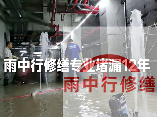 荆州某污水处理厂钢筋混凝土池堵漏案例